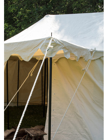 Burgund knights medieval tent with...