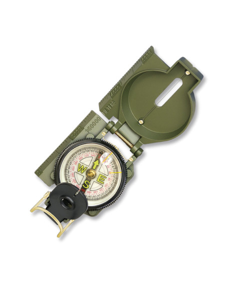 Military oil compass with green PVC...