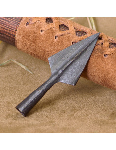 Historical hand forged Concorde type arrowhead