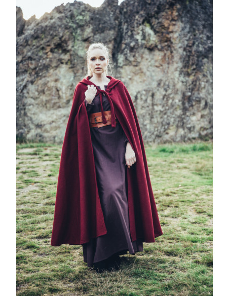Red Elinor Classic Medieval Cloak...