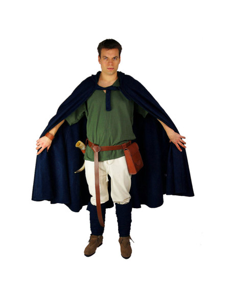 Classic medieval blue Elinor cloak...
