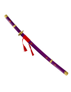 Decorative katana lilac Enma from One Piece, wood and... 2