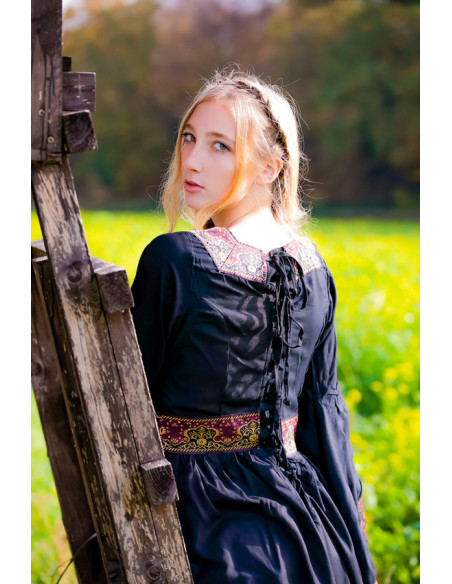 Medieval nobility dress, black