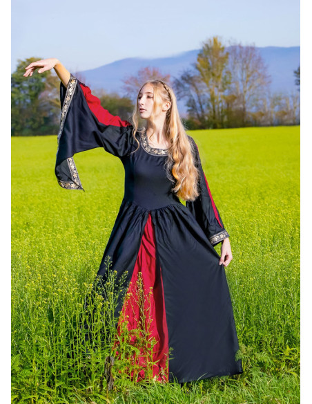 Nobility dress, red-black
