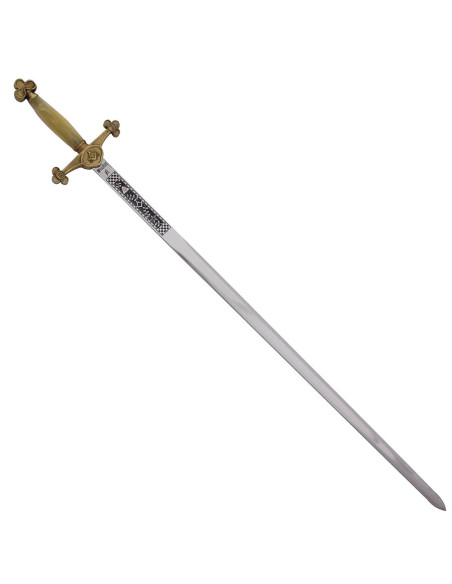 Masonic Lodge ceremonial sword with...