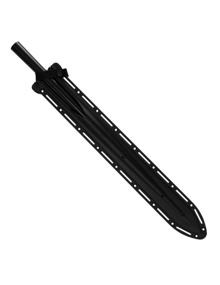 Functional Masai spear with scabbard