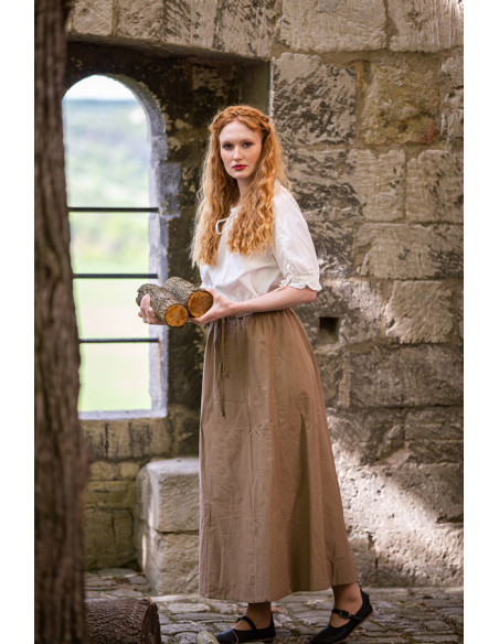 Medieval skirt Diana model, light brown Medieval skirt Diana model, light brown
