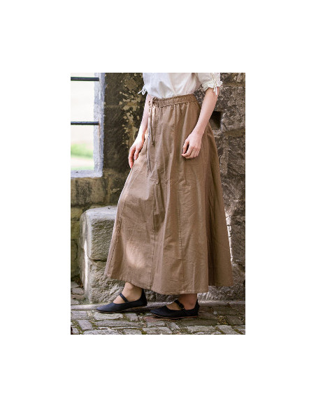 Medieval skirt Diana model, light brown Medieval skirt Diana model, light brown