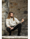 Medieval shirt in thick cotton Anton model, natural