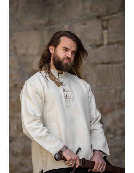 Medieval shirt in thick cotton Anton...
