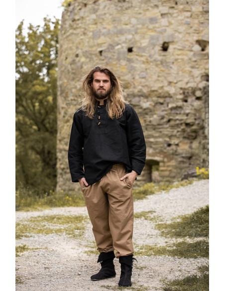 Medieval shirt in thick cotton Anton...