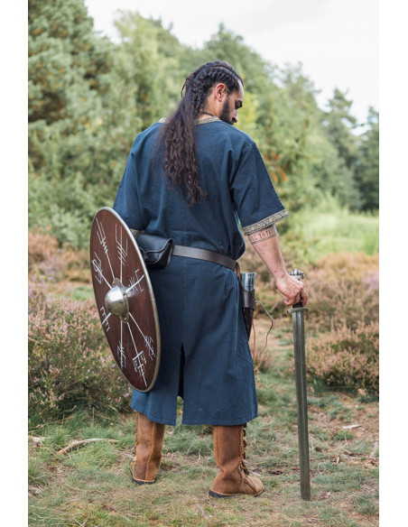 Viking tunic short sleeve Richard, blue