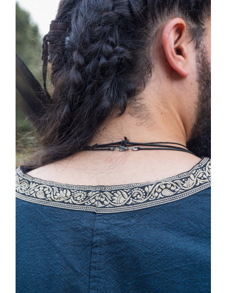 Viking tunic short sleeve Richard, blue