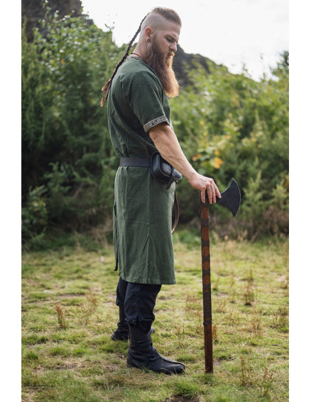 Viking tunic short sleeve Richard, green