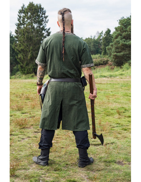 Viking tunic short sleeve Richard, green