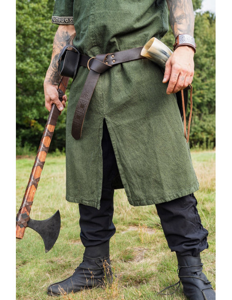 Viking tunic short sleeve Richard, green