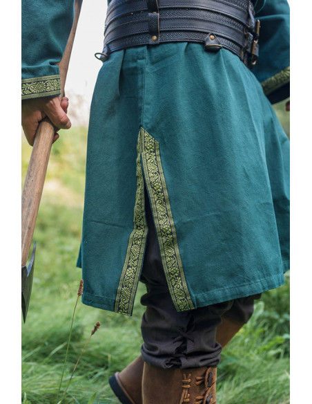 Halvor medieval tunic, green color