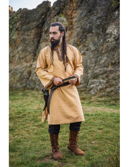 Halvor medieval tunic, honey brown