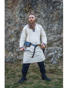Halvor medieval tunic, natural white 2