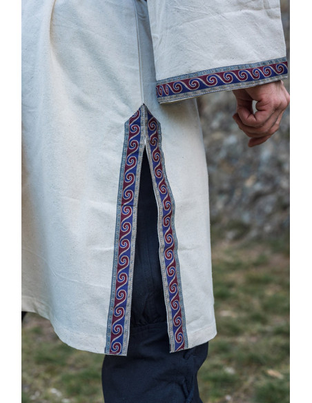 Halvor medieval tunic, natural white