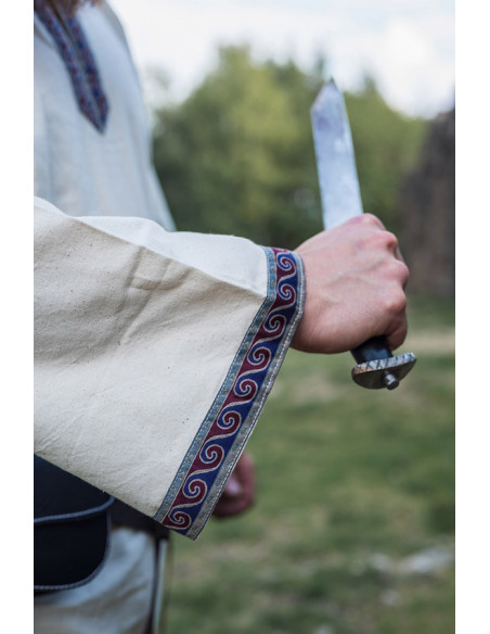 Halvor medieval tunic, natural white