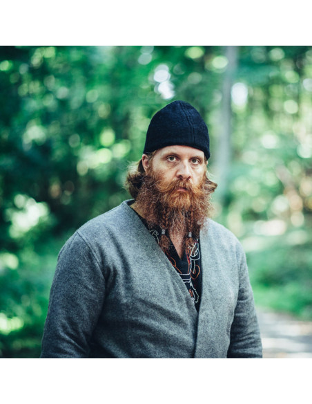 Viking hat in wool, Ari model, black...