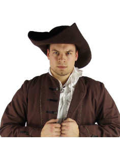 Brown wool felt hat Pieter model