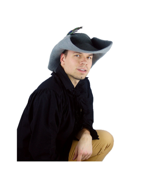 Pieter model gray wool felt hat