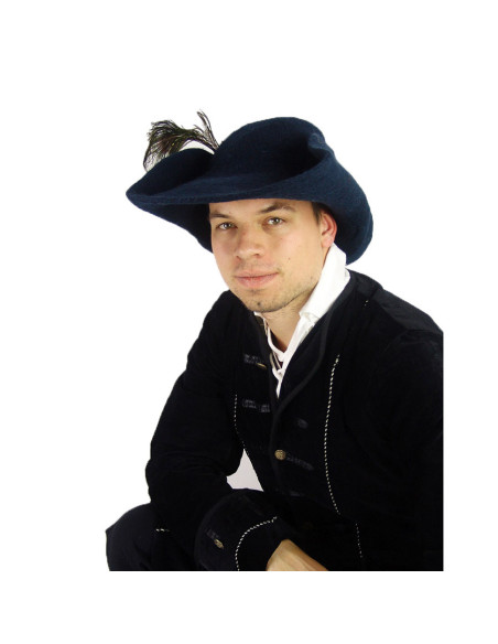 Pieter model black wool felt hat