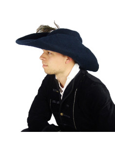 Pieter model black wool felt hat 2