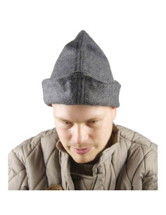 Robin Hood hat in gray wool 2
