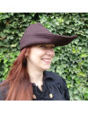 Robin Hood hat in brown wool