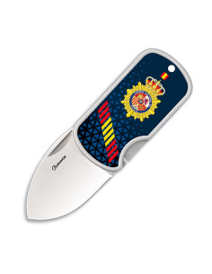 3D Spanish National Police knife with clip, blade 4 cm