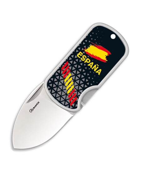 3D Spanish flag knife with clip,...