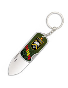 3D Spanish Bripac penknife-keychain with clip, blade 4 cm