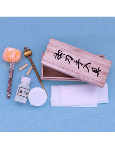 Complete kit for cleaning katanas