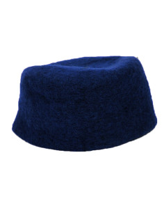 Hans model wool felt hat, blue color