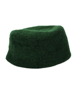 Hans model wool felt hat, green color