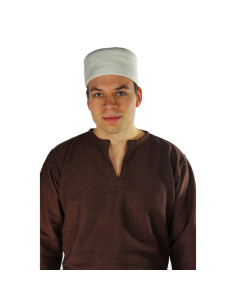 Hans model wool felt hat, natural white color