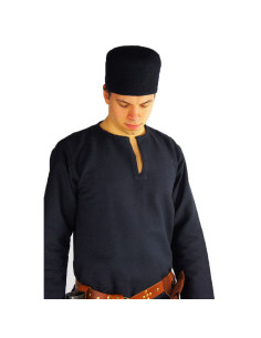 Wool felt hat Hans model, black color