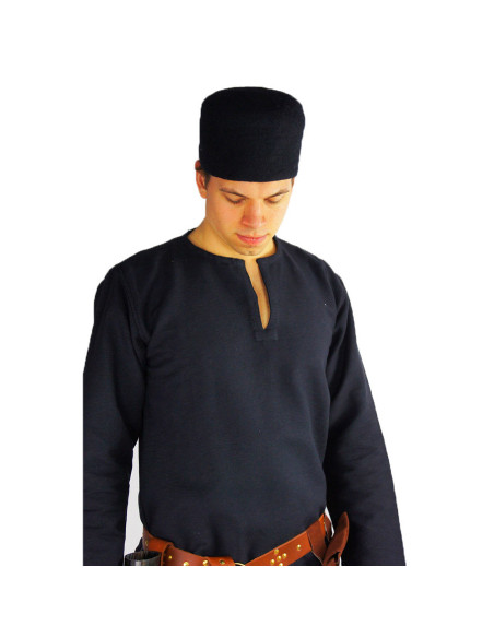 Wool felt hat Hans model, black color