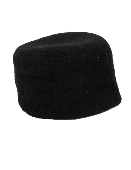 Wool felt hat Hans model, black color