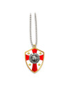 Shield pendant with the Knights Templar