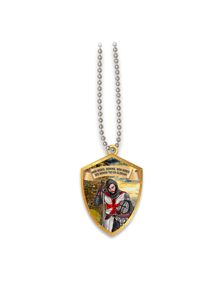 Knight Templar shield pendant and its... Knight Templar shield pendant and its...