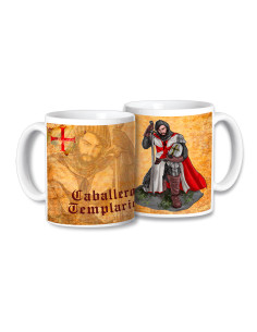 Ceramic Mug Knight Templar praying