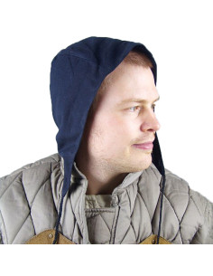 Medieval peasant crepe model Gerard, black cotton