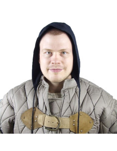 Medieval peasant crepe model Gerard, black cotton 2