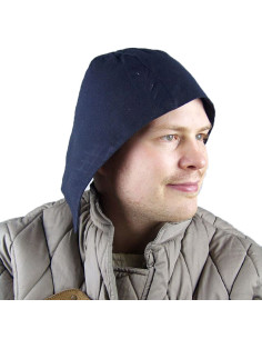 Medieval peasant crepe model Roger, natural white cotton 2
