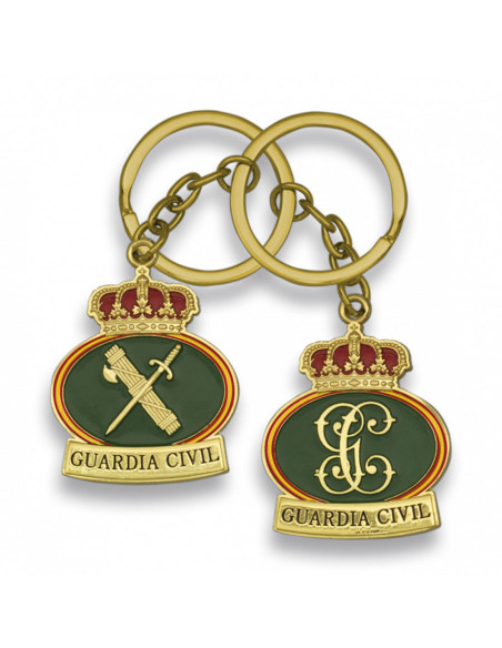 Golden keyring with insignia of the...