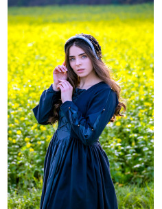 Noble Velvet Elaine Hood, Black 2